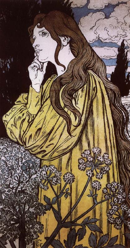 Eugene Grasset Contemplation